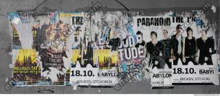 Photo Texture of Posters and Stickers 0006